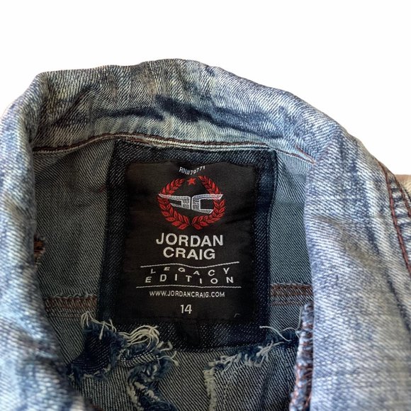 Jordan Craig Legacy Edition Graffiti Denim Jacket - Picture 10 of 12